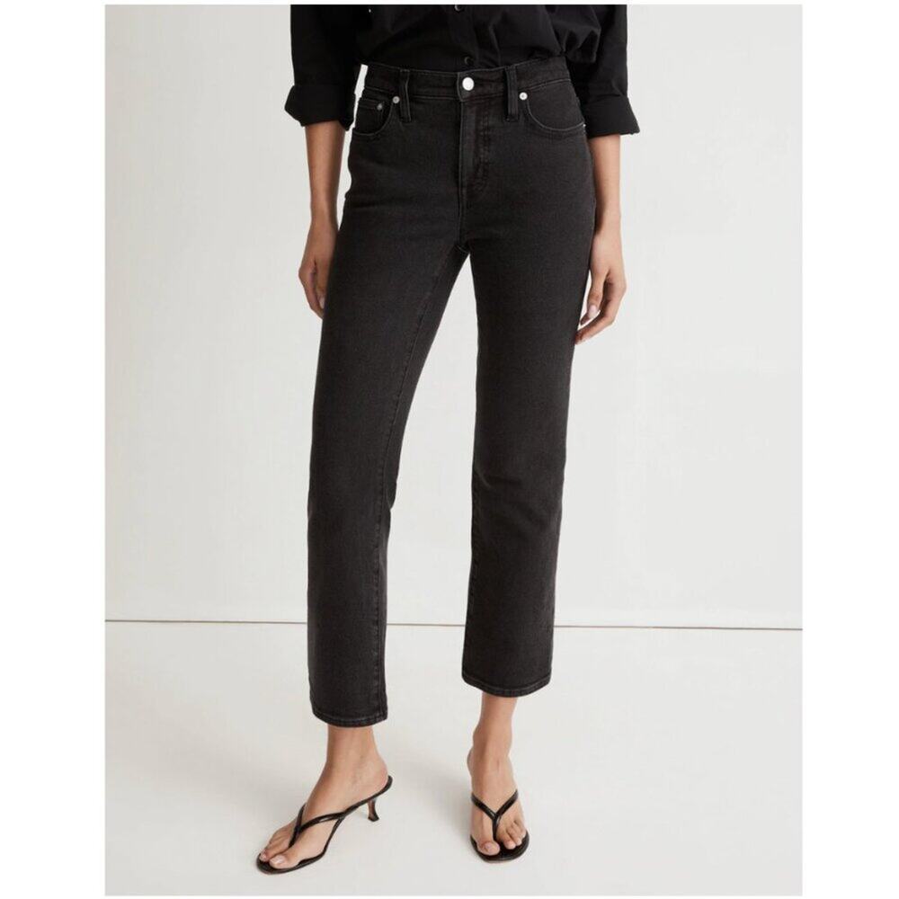 Madewell Kick Out Crop Jeans in Starkey Wash